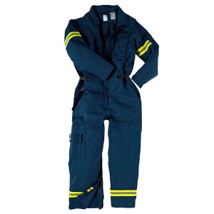 Cotton FR Extrication Coveralls, VI9CAENV, Navy