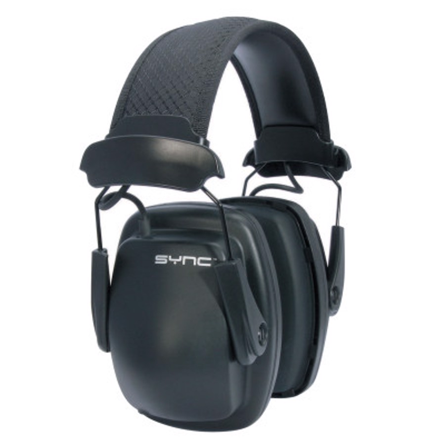 Sync Stereo Headband Earmuffs, 1030110, Black, 25 dB