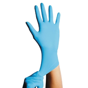 G10 Powder-Free Disposable Nitrile Gloves, 57372, Blue, Medium