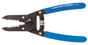 Wire Stripper-Cutter, 10-22 AWG, Blue