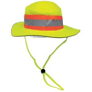 FrogWear Ranger Style Hat, GLO-H2, Hi-Vis Yellow