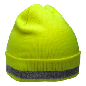 FrogWear Stretch Hat, GLO-H3, Hi-Vis Yellow