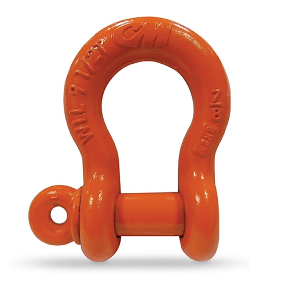 Painted Carbon Steel Shackle, M652P, 3/4"