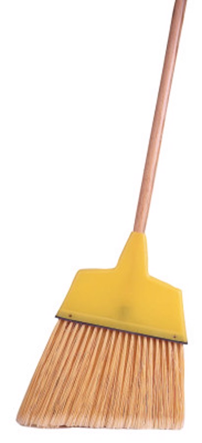 Angle Brooms, 7 1/2 in-6 in Trim L, Flagged Plastic Fill