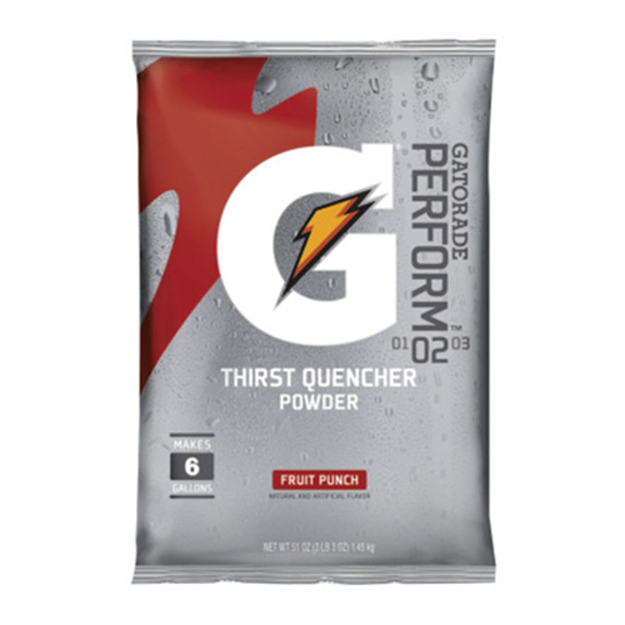 Gatorade Instant Powder Pouch, 51 oz, Fruit Punch