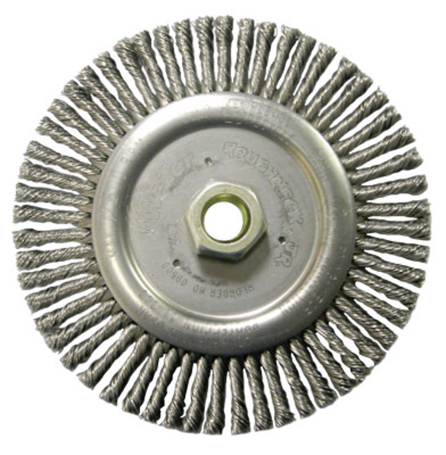 Roughneck Stringer Bead Wheel, Stainless Steel