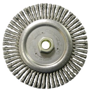 Roughneck Stringer Bead Wheel, Stainless Steel