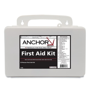 25 Person First Aid Kit, 101-25-3-FAKP, Plastic Case, Wall Mount