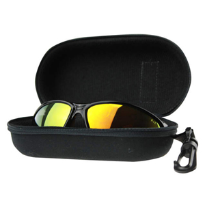 Zippered Eyewear Case, DPG02-NTC, Black