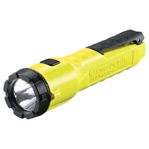 ProPolymer Dualie Flashlight, w/3 AA Alkaline Batteries, Spot/Flood, Yellow