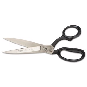 Left-Hand Heavy Duty Industrial Shears, 10-3/8 in, Black