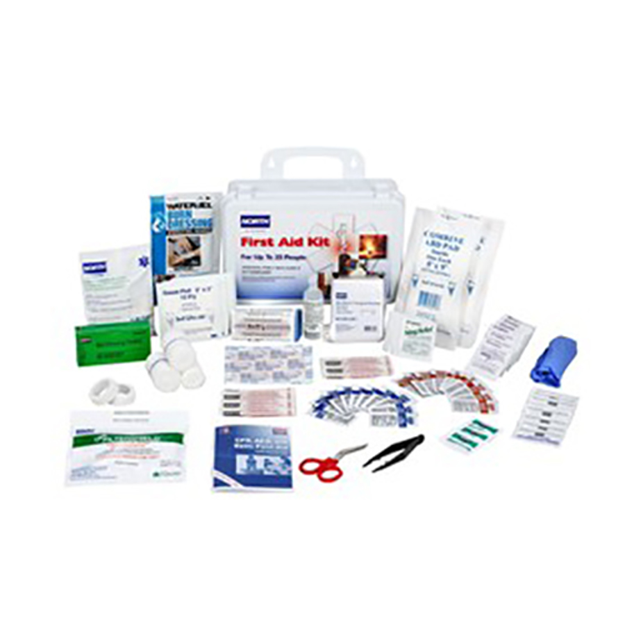 25 Person Portable First Aid Kit, FAK25PL-CLSA, Plastic