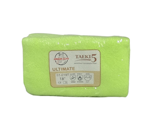 1-Ply Taeki5 Cut Resistant Sleeve w/Vending Packaging, 01-019V/TV, Hi-Vis Green