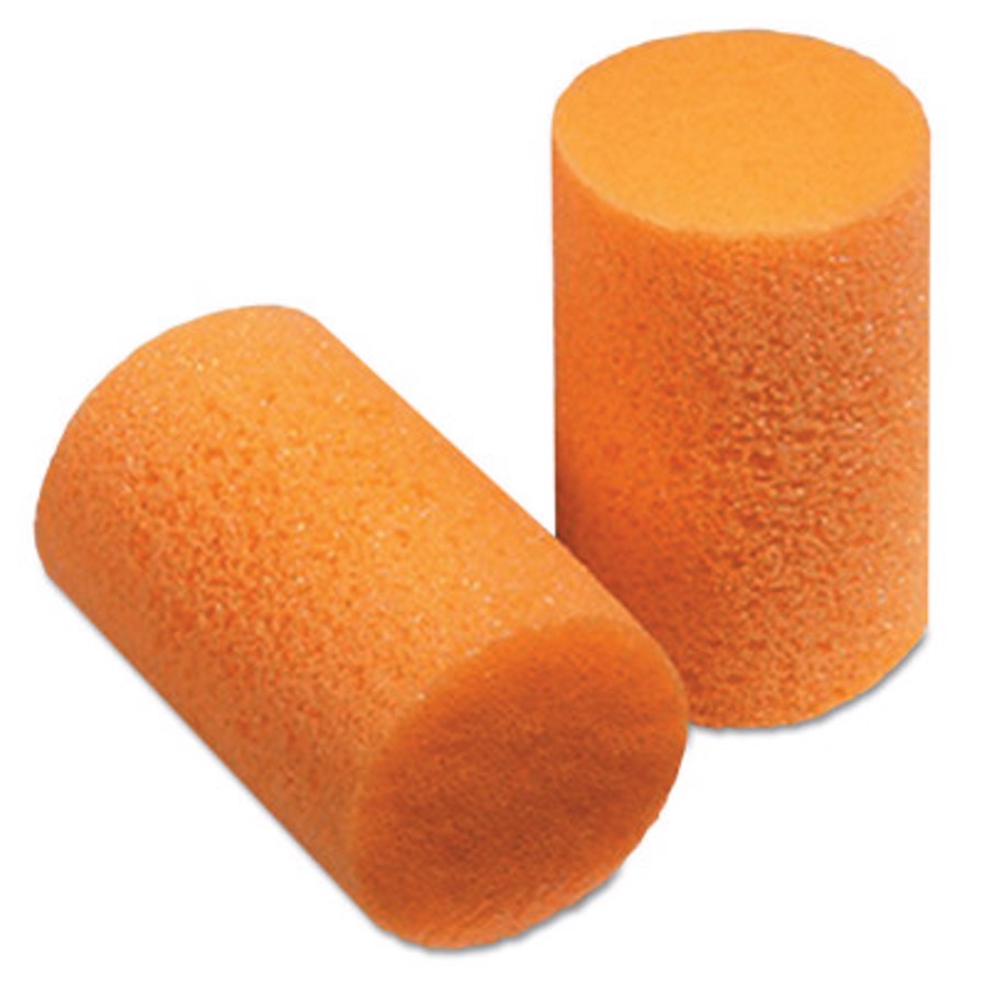 FirmFit Disposable Earplugs, FF-1, Orange, Uncorded, 30 dB