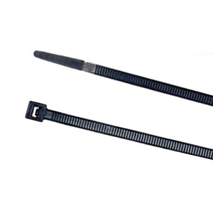 UV Resistant Standard Duty Cable Ties, MT7500M, 40 lb, 8", Black