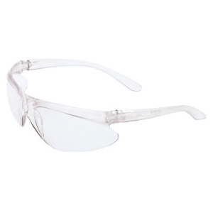 A400 Series Eyewear, Clear Lens, Polycarbonate, Hard Coat, Clear Frame