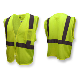 Class 2 Economy Self-Extinguishing Polyester Mesh Safety Vest, SV25