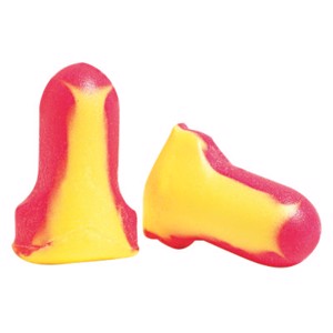 Laser Lite Disposable Earplugs, LL-1, Magenta/Yellow, Uncorded, 32 dB