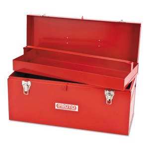 General Purpose Tool Boxes, 9975-NA, Double Latch, 20 x 8 1/2 x 9 1/2, Steel, Red