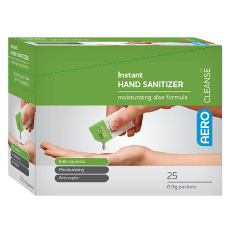 AeroCleanse Hand Sanitizer Packets, ACG25US