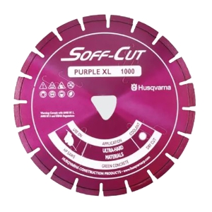Elite Soff-Cut Purple Diamond Saw Blade, XL6-1000, 6"