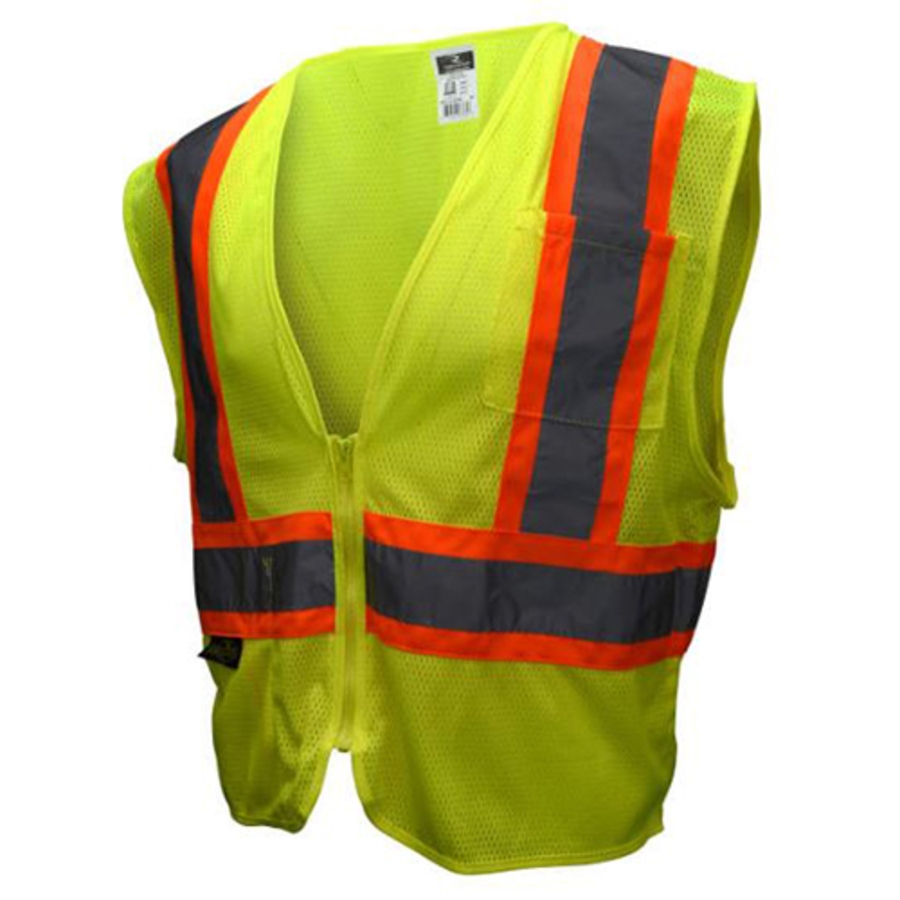 Class 2 Polyester Mesh Economy Safety Vest, SV22-2