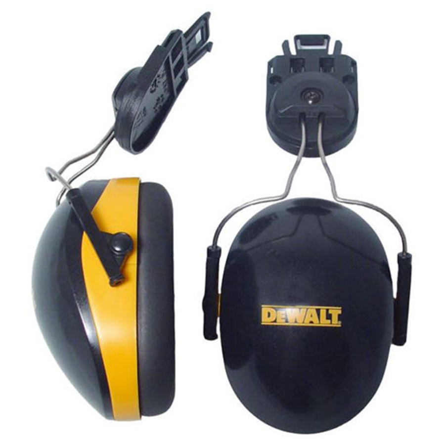 Interceptor Cap Mount Earmuffs, DPG66-D, Black/Yellow, dB 26