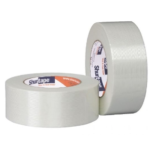 GS 501 Industrial Grade Fiberglass Reinforced Strapping Tape, 101287, Clear, 24MM X 55M