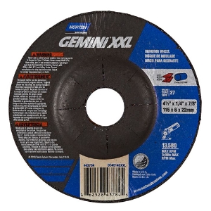 Gemini RightCut INOX/SS A AO Right Angle Cut-Off Wheel, 66252841919, Type 27/42, 7" Diameter, 0.045" Thickness, 5/8"-11 Arbor