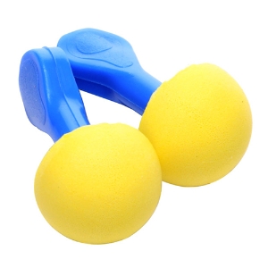 E-A-R Express Pod Plugs Reusable Earplugs, 321-2100, Yellow, Uncorded, 25 dB