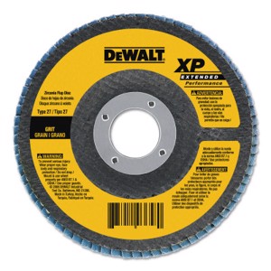 HP Flap Disc, DW8312, Type 29, 4-1/2" Diameter, 7/8" Arbor, 60 Grit