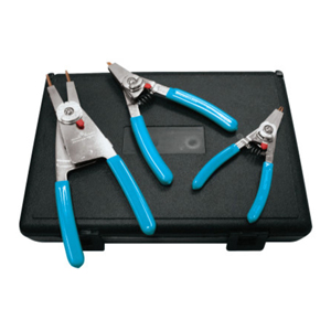 Snap Ring Pliers Set, Replaceble Tip, 0.023 in Tip Min, 0.120 in Tip Max