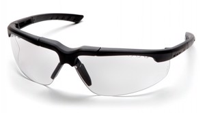 Reatta Safety Glasses, SCH4810DT, Clear Lens, Anti-Fog, Charcoal Frame