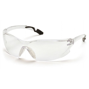 Achieva Safety Glasses, SG6510ST, Clear Lens, Anti-Fog Coating, Clear/Gray Frame