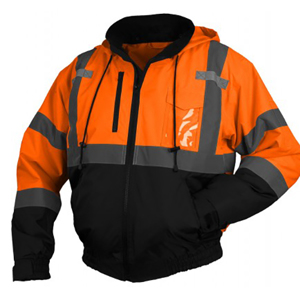 Class 3 Bomber Jacket, RJ3120, Hi-Vis Orange