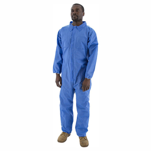 ResisTEX Flame Resistant SMS Coveralls w/Hood, 74-202F, Blue