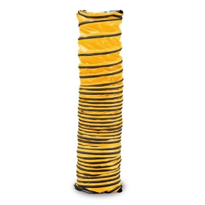 Retractable Blower Ducting, 9550-25, Black/Yellow, 25'