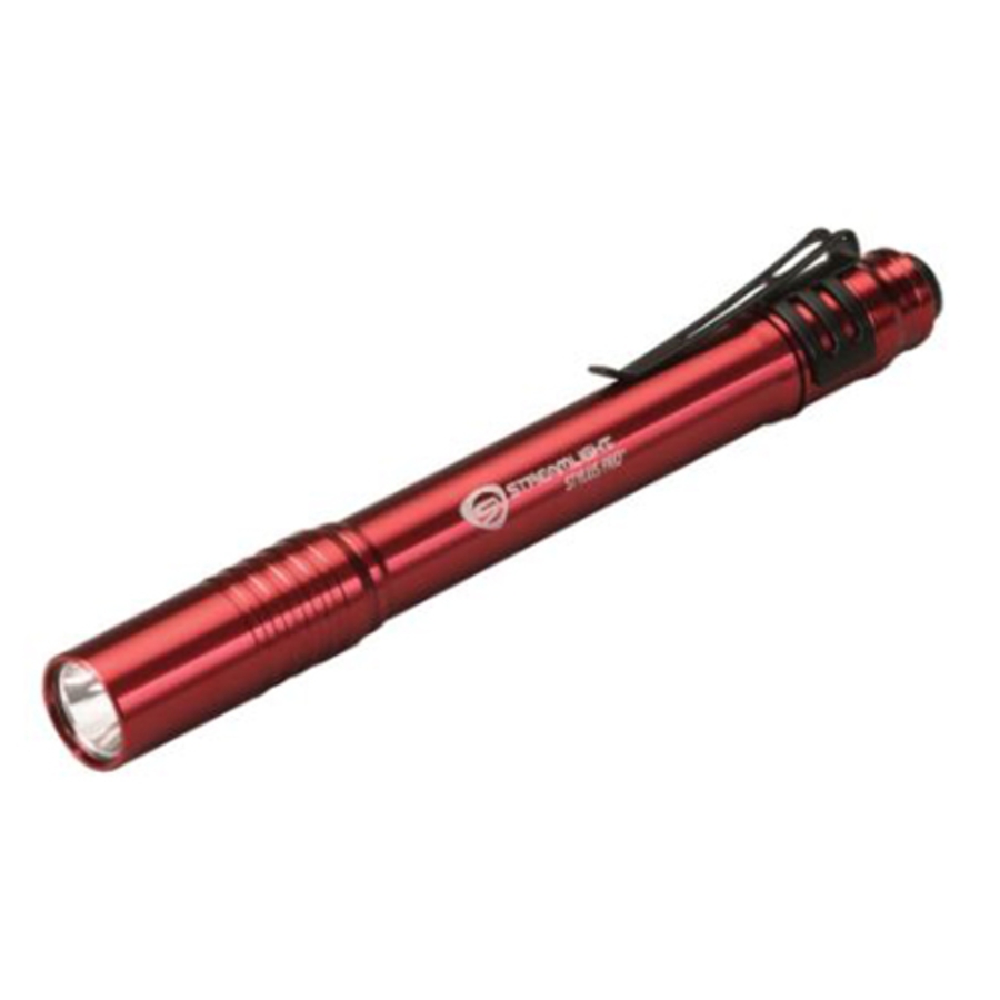 Stylus Pro LED Pen Light, 2 AAA, 100 lm, Red