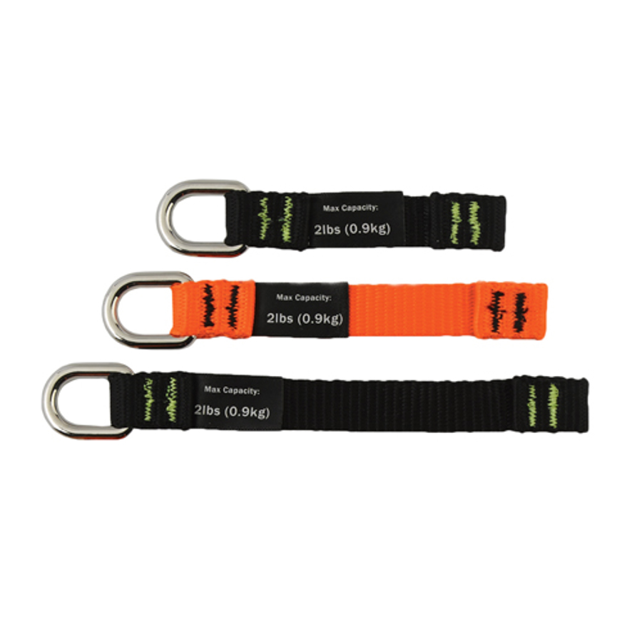 Squids 3700 Web Tool Tails, 19703-BULK, 60-Pack, Black, Short, 2lb