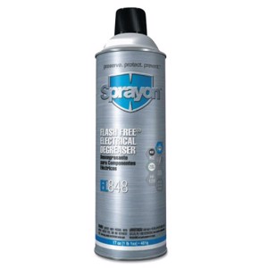 Flash Free Electrical Degreasers, 20 oz Aerosol Can, Clear