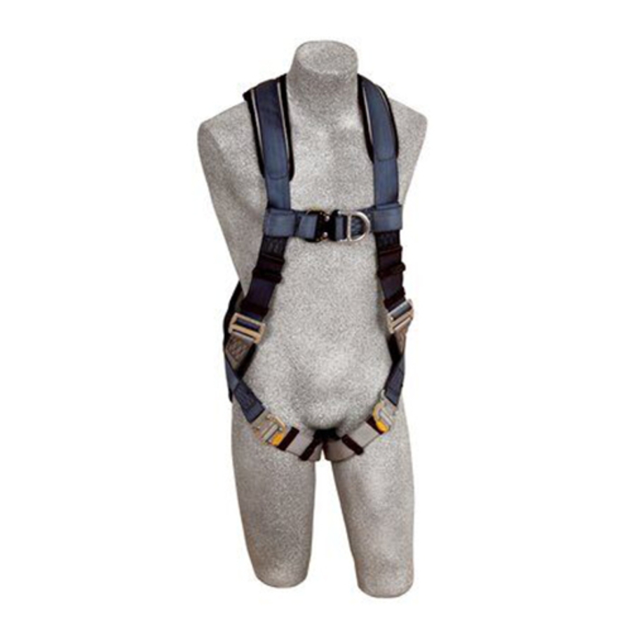 ExoFit Vest Style Climbing Harness, Blue