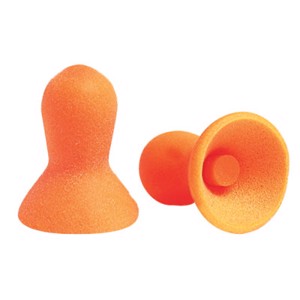 Quiet Reusable Earplugs, QD1, Orange, Uncorded, 26 dB