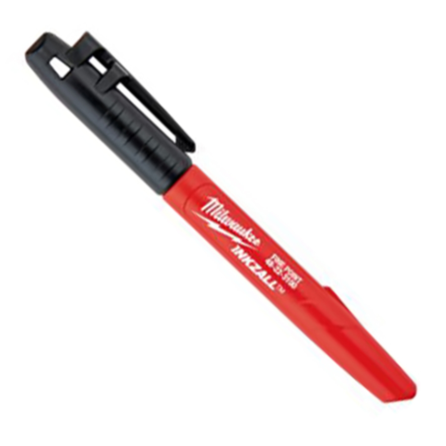 INKZALL Jobsite Marker, 48-22-3100, Fine Tip, Black