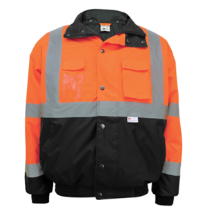 Class 3 Winter Bomber Jacket, GLO-EB4, Hi-Vis Orange