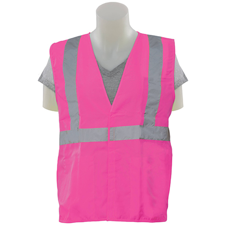 Non-ANSI Women's 5-Point Break-Away Vest, S725, Hi-Vis Pink