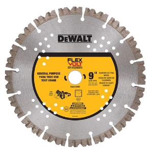 FLEXVOLT Diamond Cutting Wheel, DWAFV8900, 9"