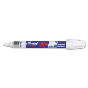 Paint-Riter+ WP Liquid Paint Marker, 096930, 1/8" Tip, White