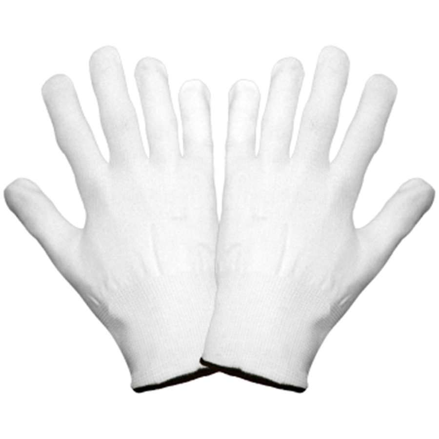 Reversible Low Lint Nylon Inspector Gloves, N900, White