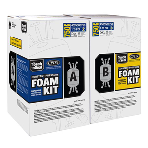 Touch 'n Seal, Closed-Cell Spray Foam Kit, 1.75 PCF