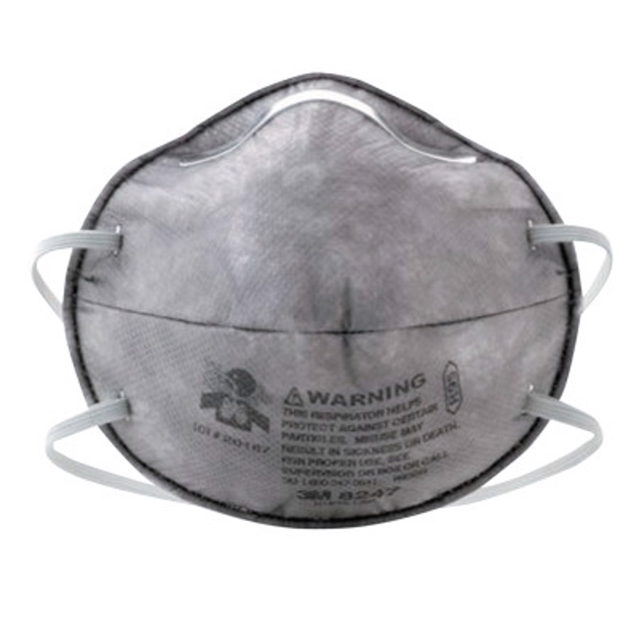 R95 Particulate Respirators, Half Facepiece, w/carbon layer, Oil/non-oil